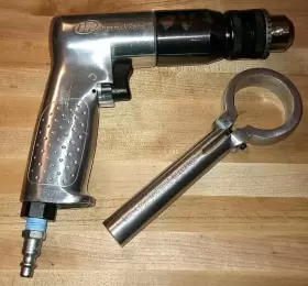 Ingersoll Rand 7803ra 1/2 Heavy Duty Reversible Air Drill 500 Rpm Fast Free Ship