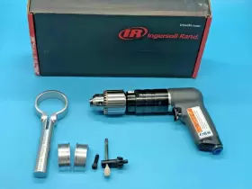 Ingersoll Rand 7aqst8 Pistol Style Keyed Air Drill 1/2 Inch Chuck 90psi 0.75hp