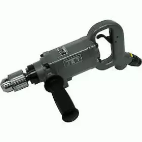 Jet Equipment 550670 Pistol Grip Air Drill Jacobs Industrial 1/2 Inch Chuck 1200 Rpm