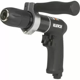 Klutch 3129571 Air Drill 1/2 Inch Chuck 800 Rpm Reversible 4 Cfm