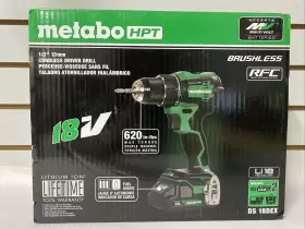 Metabo Hpt Ds18dexm 18v Multivolt Brushless Drill Driver With 2 Batteries New Nib
