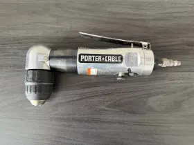 Porter-cable Ptd381 Air Pnuematic 90 Degree Drill 3/8 Inch Reversible Porter-cable Ptd381 Air Pnuematic 90 Degree Drill 3/8 Inch Reversible
