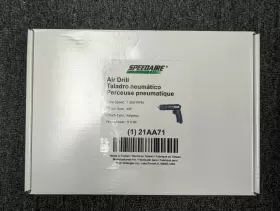 Speedaire 21aa72 Model # Air Drill Keyless 3/8 In 1800 Rpm. Brand New