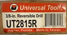 Universal Tool Ut2815r Pistol Grip Air Drill 3/8 In Keyed 90 Psi 1800rpm Universal Tool Ut2815r Pistol Grip Air Drill 3/8 In Keyed 90 Psi 1800rpm